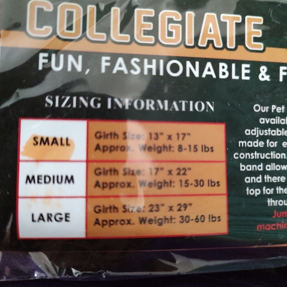 PET GOODS Mississippi State Collegiate Size Small Dog Jumper (E2) - Picture 4 of 5